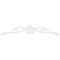 Ekena Millwork Pitch Florence Architectural Grade PVC Gable Pediment, 60"W x 12 1/2"H x 1"P (5/12) GPP060X013X100FLO - alternate 5